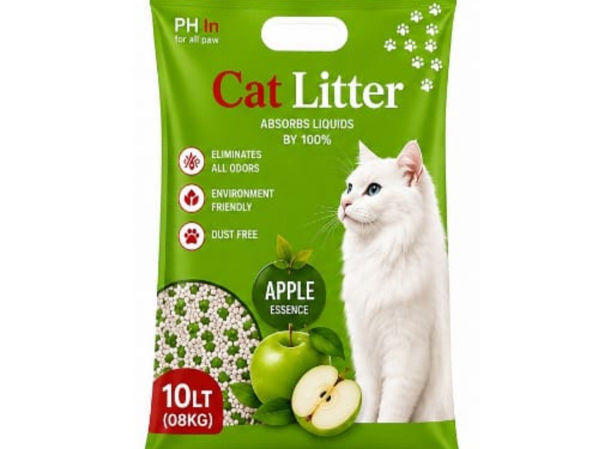 CAT LITTER 10LT (08KG) - PH BRAND - APPLE
