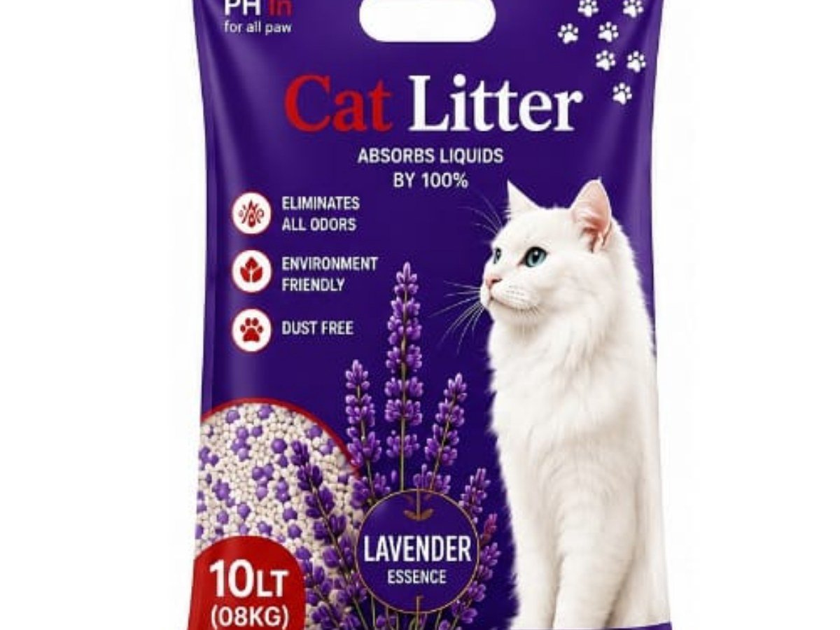 CAT LITTER 10LT (08KG) - PH BRAND - LAVENDER
