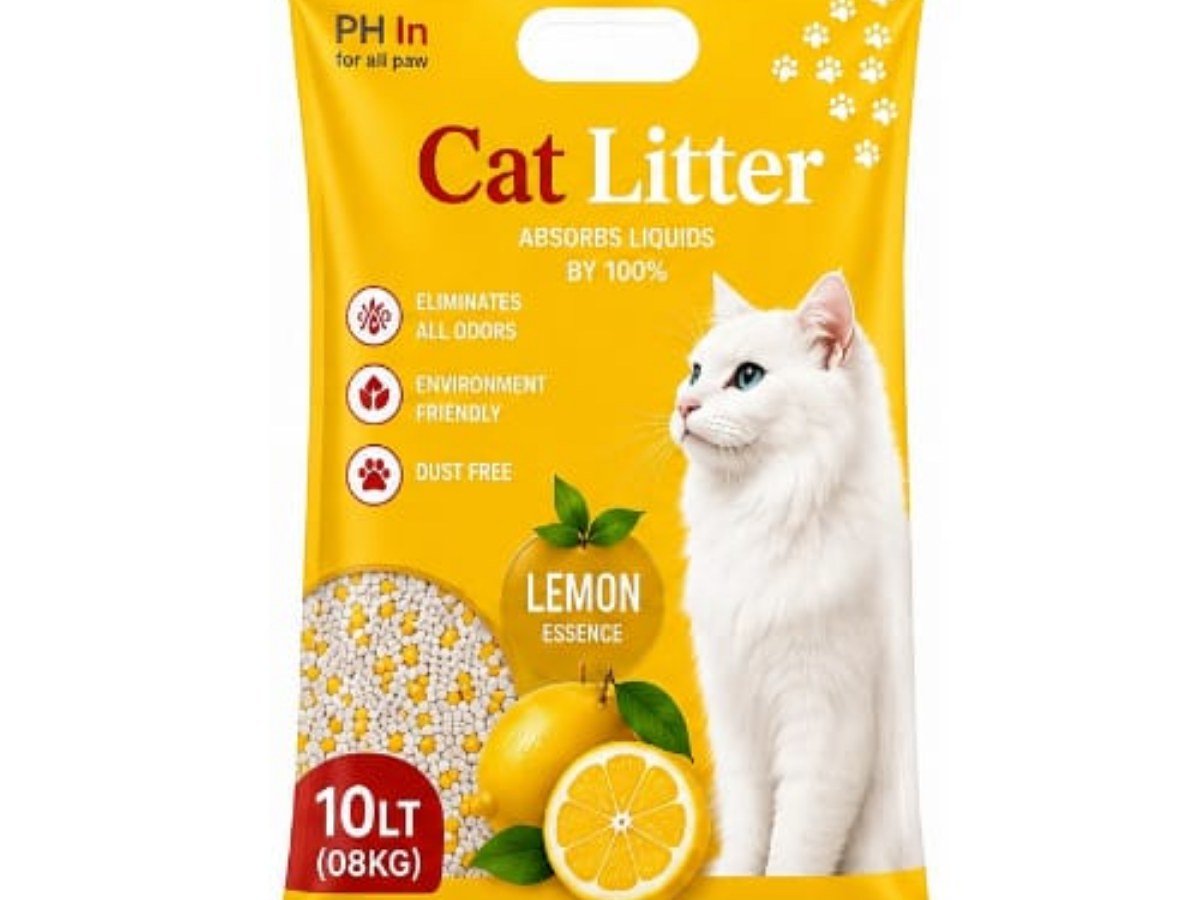 CAT LITTER 10LT (08KG) - PH BRAND - LEMON