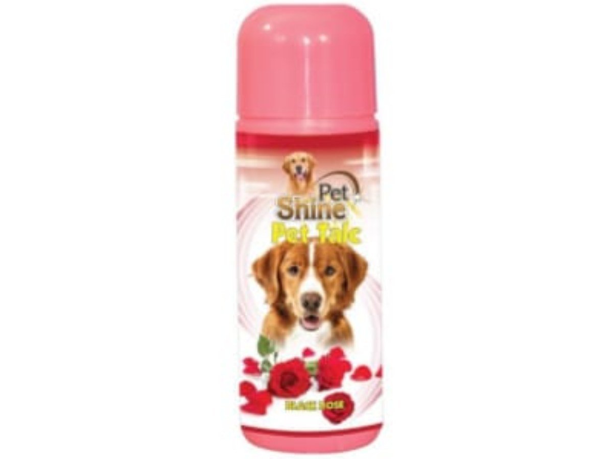 PET TALC-100GRMS-BLACK ROSE