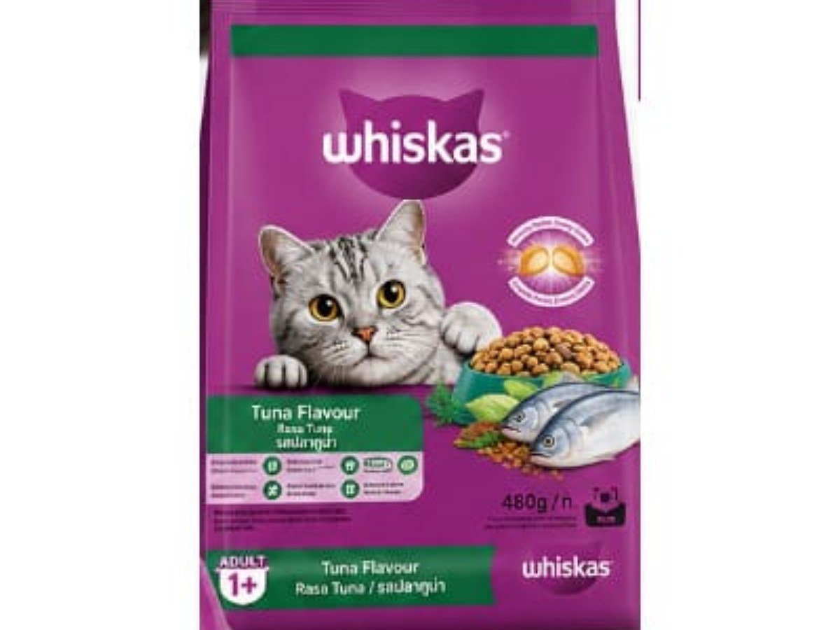 DRY FOOD - 480GRMS - TUNA FLAVOUR - WHISKAS BRAND