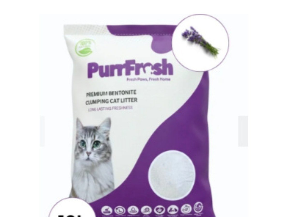 CAT LITTER 05LTR - LAVENDER -  PURRFRESH BRAND